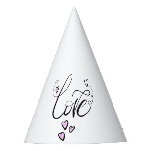 Chapeau de fête élégant à motif "Love in Bloom" éc
