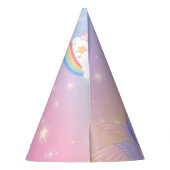 Chapeau de fête en papier de princesse licorne pas (Dos)
