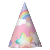 Chapeau de fête en papier de princesse licorne pas (Devant)