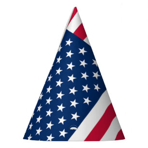 Chapeau de fête en papier Drapeau Américain Patrio