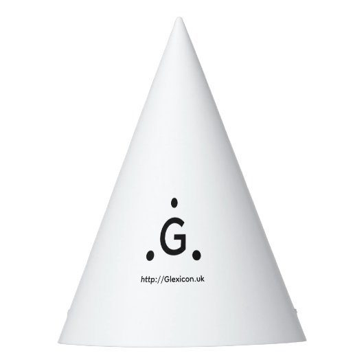 Chapeau de fête Glexicon UK (Devant)