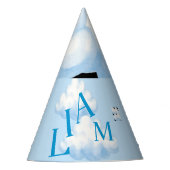 Chapeau de fête nuage et étoiles de Liam, Annivers (Devant)