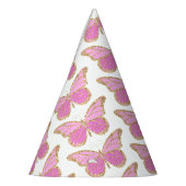 Chapeau de fête Papillon Pailleté (Gauche)