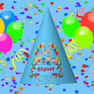 Chapeau de fête pour enfants – Ajoutez un nom pour