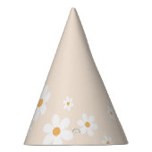 chapeau de fête rétro daisy boho crème (Droite)