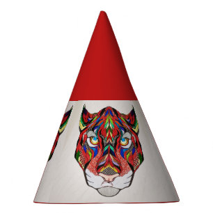 Chapeau de fête Tigre