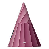 Chapeau de fête vertical dégradé rose monogramme p (Droite)
