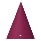 Chapeau de fête violet grenade (Gauche)