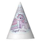 Chapeau de licorne pour 1er anniversaire (Devant)