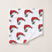 Chapeau de Noël Serviette de bain de Noël (Gant de toilette)