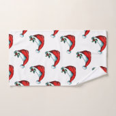 Chapeau de Noël Serviette de bain de Noël (Serviette à main)