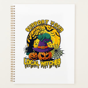 Chapeau de sorcière de chat Halloween Soutenir les