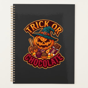 Chapeau de sorcière de citrouille d'Halloween Tric