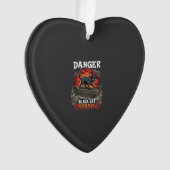 Chapeau de sorcière de Halloween Danger Black Cat (devant)