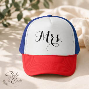 Chapeau élégant Mme Texte – Cadeau de casquette de