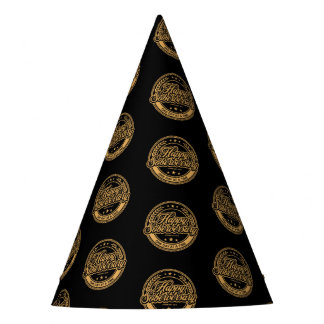 Chapeau en papier pour soirée sobreversaire noir