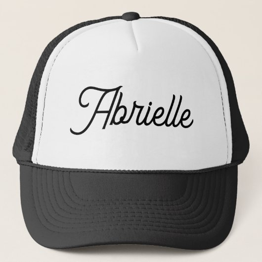 Chapeau Fille Abrielle Nom Casquette Classique Noi (Devant)
