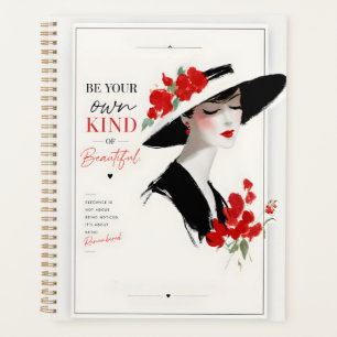 Chapeau Floral Rouge Élégant Mode