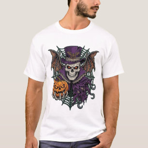 Chapeau Haut de Forme de Crâne de Halloween Chauve