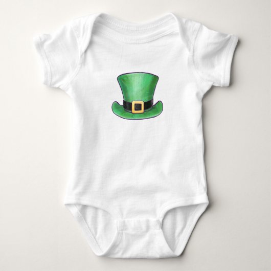 Chapeau haut de forme vert de la Saint-Patrick (Devant)
