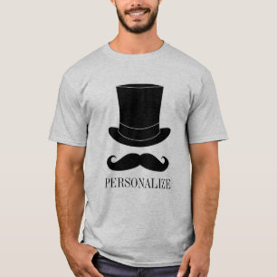 Chapeau noir et t-shirt de la fête de célibataire 