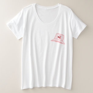 Chapeau Seau Bébé Dessin Animé Rose Cerise Coquett