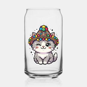 Chapeau Tissé Chat Marocain Amazigh Kawaii Mignon