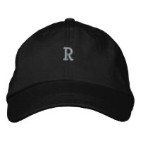 Chapeaux Casquettes Personnalisés Monogramme "R" I