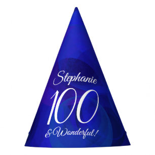 Chapeaux De Fètes 100 et merveilleux Anniversaire Royal Bleu