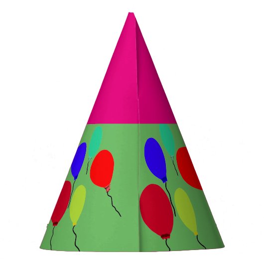 Chapeaux De Fètes 10e anniversaire Cupcake Ballons Casquettes person (Dos)