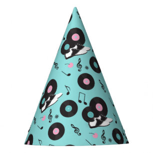 Chapeaux De Fètes 1950 Retro Diner Casquette de fête d'anniversaire 