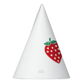 Chapeaux De Fètes 1er anniversaire Une fraise (Gauche)