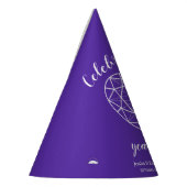 Chapeaux De Fètes 21e anniversaire du mariage bijou violet iolite (Gauche)