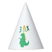 Chapeaux De Fètes 3-Rex 3ème anniversaire Dinosaur Casquette (Devant)