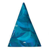 Chapeaux De Fètes 40 & Fabuleux Elegant Ocean Blue Anniversaire (Droite)
