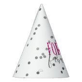 Chapeaux De Fètes 40 modernes et casquettes de papier de quarantième (Gauche)