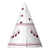 Chapeaux De Fètes 40e casquette de l'anniversaire du Mariage de Ruby (Dos)