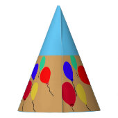 Chapeaux De Fètes 40e Casquettes de la fête des ballons de Cupcake O (Dos)