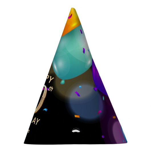 Chapeaux De Fètes 40e fête d'anniversaire Casquette de la fête Black (Droite)