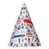 Chapeaux De Fètes 4 juillet BBQ Americana (Devant)