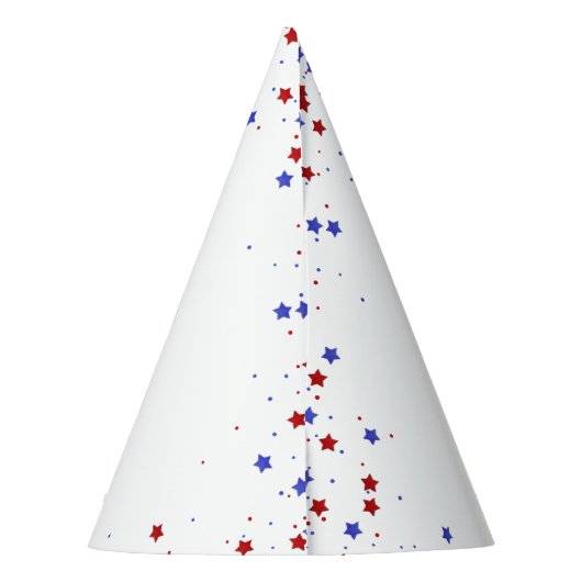 Chapeaux De Fètes 4 juillet Étoiles Ballons à huile (Dos)