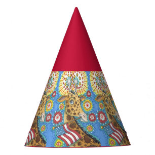Chapeaux De Fètes 4 juillet GIRAFFE PATRIOTIQUE, CASQUETTE DE FÊTE D