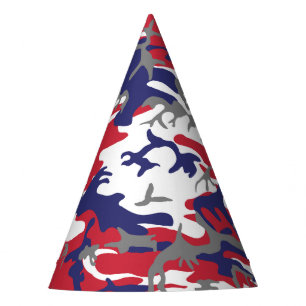 Chapeaux De Fètes 4 juillet, Jour de l'Indépendance, Gris Camouflage