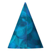 Chapeaux De Fètes 50 & Fabuleux Elegant Ocean Blue Anniversaire (Dos)