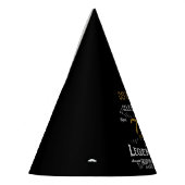 Chapeaux De Fètes 70e anniversaire Legendary Black Gold Retro (Gauche)