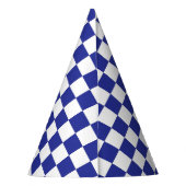 Chapeaux De Fètes à damiers bleu et blanc (Dos)
