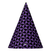 Chapeaux De Fètes à damiers Triangles Purple Casquette (Gauche)
