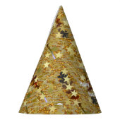 Chapeaux De Fètes Abstract Stencil Art Sparkling Pattern Any Age (Gauche)