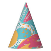 Chapeaux De Fètes Abstrait Coloré (Gauche)