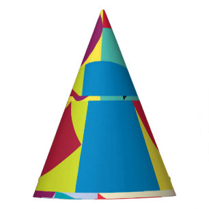 Chapeaux De Fètes Abstrait géométrique : Vintage Motif sans fil.